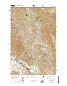 Cashmere 2017 topographic map thumbnail