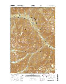 Cashmere Mountain 2017 topographic map thumbnail
