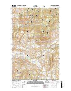 Cayuse Mountain 2017 topographic map thumbnail