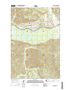Central Park 2017 topographic map thumbnail