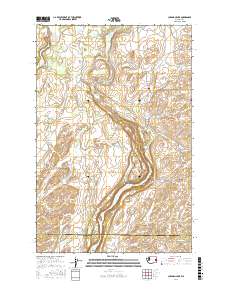 Chapman Lake 2017 topographic map thumbnail
