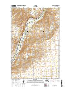 Chelan Falls 2017 topographic map thumbnail