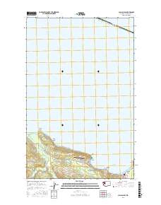 Clallam Bay 2017 topographic map thumbnail