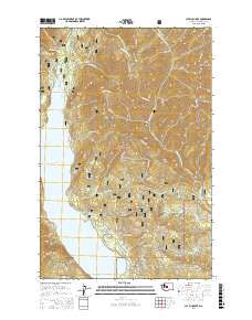 Cle Elum Lake 2017 topographic map thumbnail