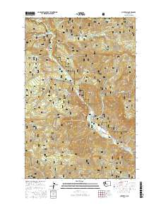 Cliffdell 2017 topographic map thumbnail