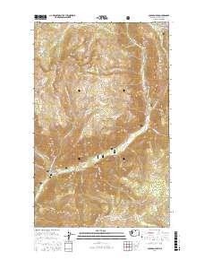 Coleman Peak 2017 topographic map thumbnail