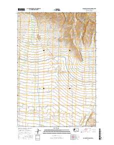 Colockum Pass SW 2017 topographic map thumbnail