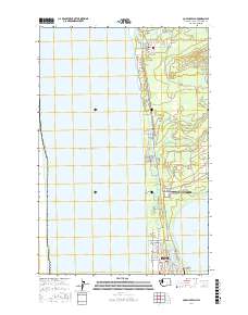 Copalis Beach 2017 topographic map thumbnail