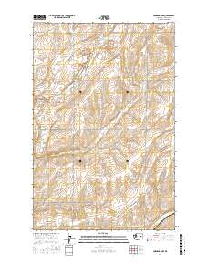 Cormana Lake 2017 topographic map thumbnail