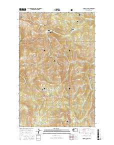 Corral Butte 2017 topographic map thumbnail