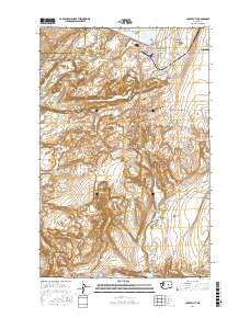 Coulee City 2017 topographic map thumbnail