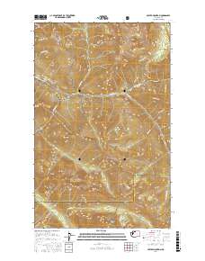 Crater Mountain 2017 topographic map thumbnail