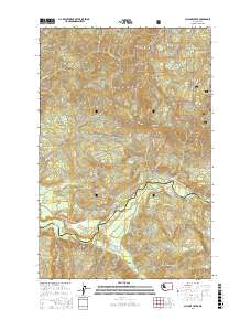 Cyclone Creek 2017 topographic map thumbnail