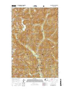 Damnation Peak 2017 topographic map thumbnail