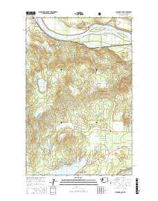 Diamond Lake 2017 topographic map thumbnail