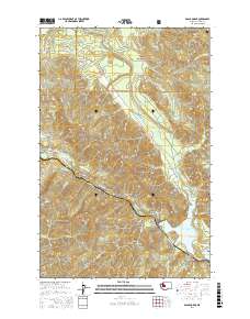 Eagle Gorge 2017 topographic map thumbnail