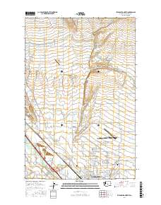 Ellensburg North 2017 topographic map thumbnail