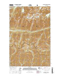 Enchantment Lakes 2017 topographic map thumbnail