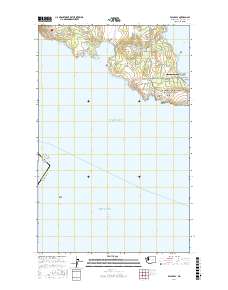 False Bay 2017 topographic map thumbnail