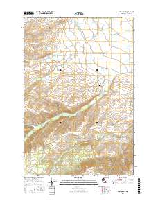 Fort Simcoe 2017 topographic map thumbnail