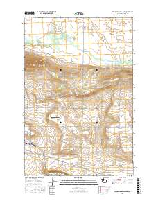 Frenchman Hills Lake 2017 topographic map thumbnail