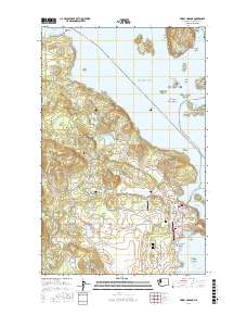 Friday Harbor 2017 topographic map thumbnail