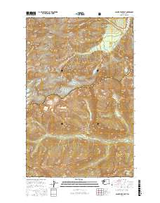 Glacier Peak East 2017 topographic map thumbnail