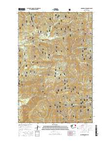 Goddards Peak 2017 topographic map thumbnail
