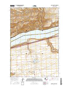 Golgotha Butte 2017 topographic map thumbnail