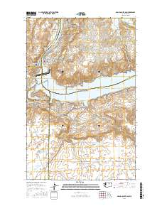 Grand Coulee Dam 2017 topographic map thumbnail