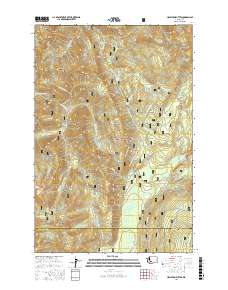 Hamilton Buttes 2017 topographic map thumbnail