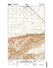 Kisumxi Mountain 2017 topographic map thumbnail