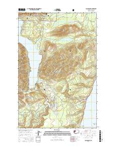 Hoodsport 2017 topographic map thumbnail