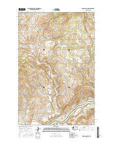 Hopkins Canyon 2017 topographic map thumbnail