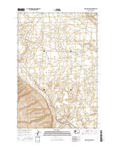 Horn Rapids Dam 2017 topographic map thumbnail