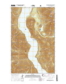 Hozomeen Mountain 2017 topographic map thumbnail