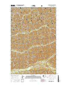 Hunger Mountain 2017 topographic map thumbnail