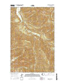Hurricane Hill 2017 topographic map thumbnail