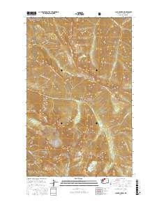 Jack Mountain 2017 topographic map thumbnail