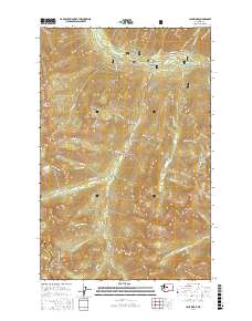 Jack Ridge 2017 topographic map thumbnail