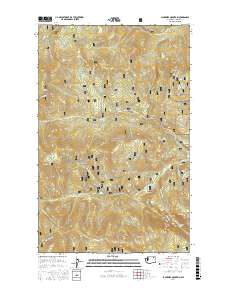 Jackknife Mountain 2017 topographic map thumbnail