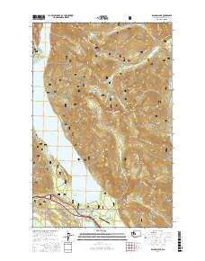 Kachess Lake 2017 topographic map thumbnail