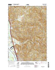 Kalama 2017 topographic map thumbnail