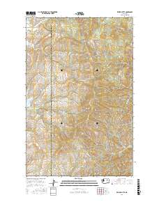 Keller Butte 2017 topographic map thumbnail