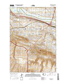 Kennewick 2017 topographic map thumbnail