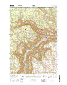 Klickitat 2017 topographic map thumbnail