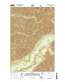 Kloochman Rock 2017 topographic map thumbnail