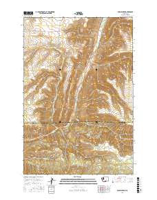 Kusshi Creek 2017 topographic map thumbnail