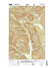 La Fleur Lake 2017 topographic map thumbnail