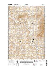 Latah 2017 topographic map thumbnail